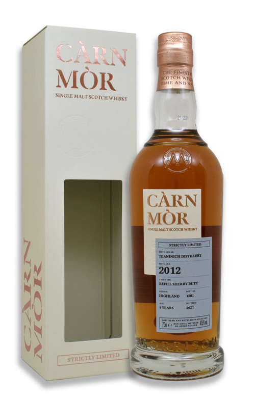 Carn Mor Strictly Limited Teaninich 2012 Single Malt Scotch Whisky 卡蒙嚴選系列Teaninich 2012單一麥芽蘇格蘭威士忌